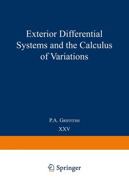 Produktbild: Exterior Differential Systems and the Calculus of Variations