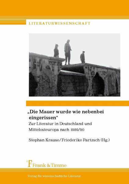 Produktbild: 'Die Mauer wurde wie nebenbei eingerissen'