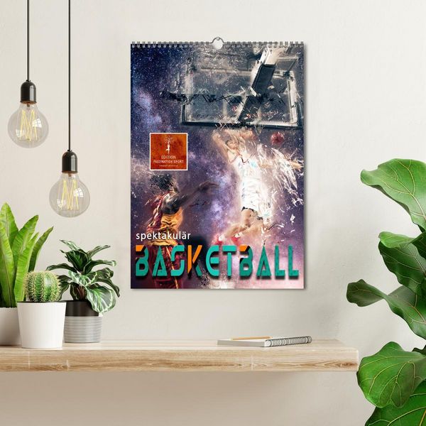 Produktbild: Basketball spektakul&auml;r (Wandkalender 2026 DIN A3 hoch), CALVENDO Monatskalender