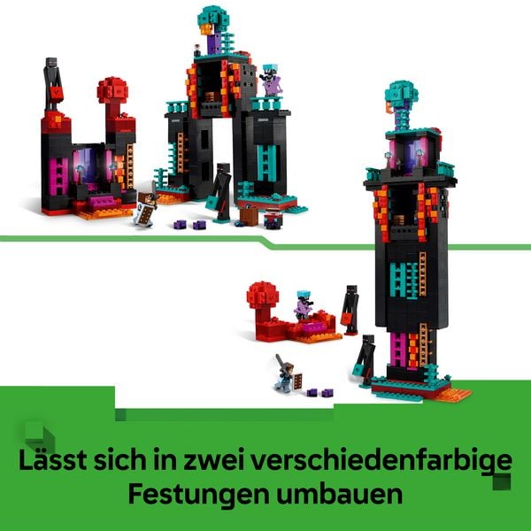 Produktbild: LEGO Minecraft 21279 Der Enderman-Turm, Geschenk f&uuml;r Gamer ab 9 Jahren