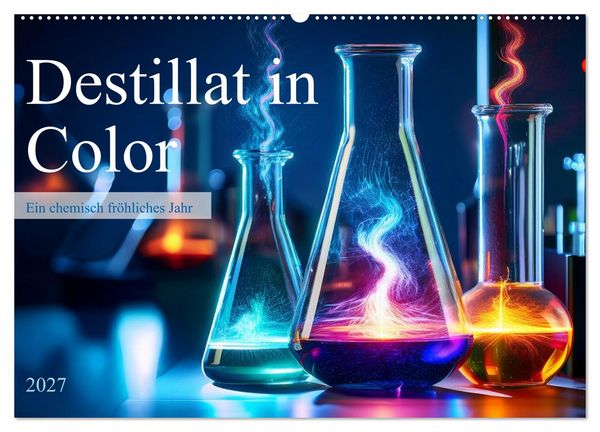Produktbild: Destillat in Color (Wandkalender 2027 DIN A2 quer), CALVENDO Monatskalender