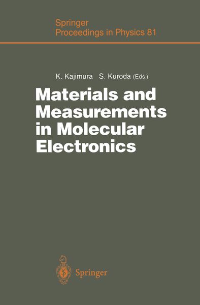 Produktbild: Materials and Measurements in Molecular Electronics