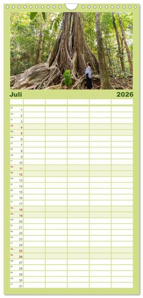 Produktbild: Familienplaner 2026 - Thailand - Koh Kood mit 5 Spalten (Wandkalender, 21 x 45 cm) CALVENDO