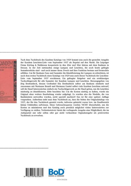 Produktbild: Kandem Leuchten-Liste Nr. 90
