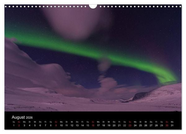 Produktbild: Nordlichter (Wandkalender 2026 DIN A3 quer), CALVENDO Monatskalender