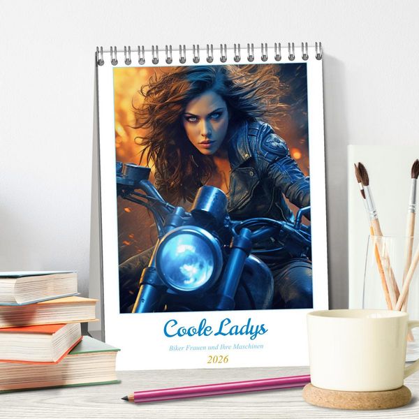 Produktbild: Coole Ladys (Tischkalender 2026 DIN A5 hoch), CALVENDO Monatskalender