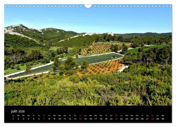 Produktbild: Les Alpilles en Provence (Calendrier mural 2026 DIN A3 vertical), CALVENDO calendrier mensuel