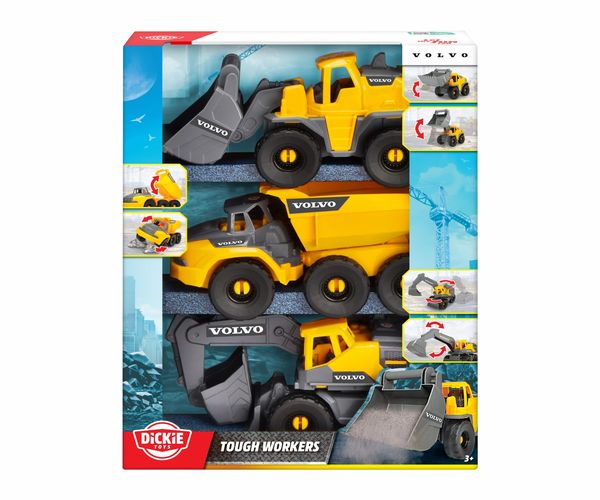 Produktbild: Dickie Toys Volvo Volvo Tough Work Force Fertigmodell Baufahrzeug Modell