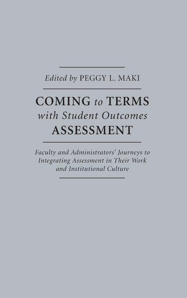 Produktbild: Coming to Terms with Student Outcomes Assessment