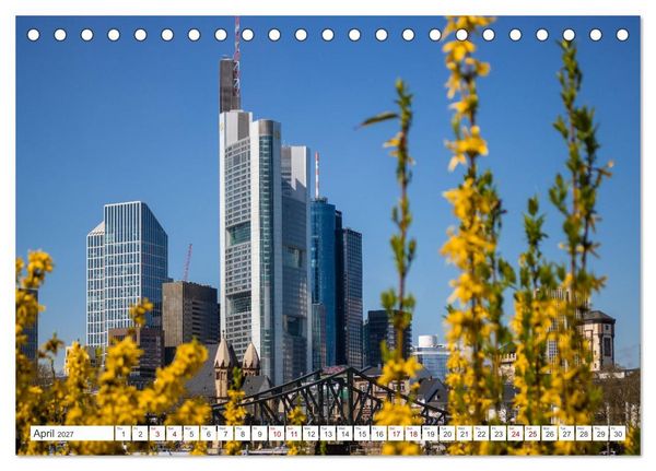 Produktbild: Frankfurt most beautiful places (Desk Calendar 2027 DIN A5 landscape), CALVENDO 12 Month DeskCalendar