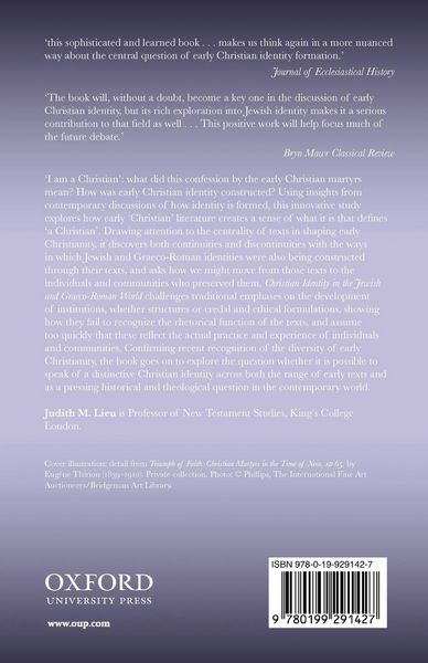 Produktbild: Christian Identity in the Jewish and Graeco-Roman World