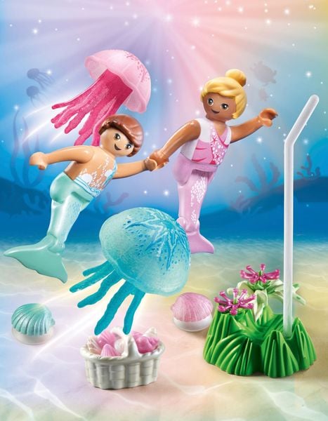 PLAYMOBIL 71504 - Princess Magic - Meerjungfrauen-Kinder mit Quallen
