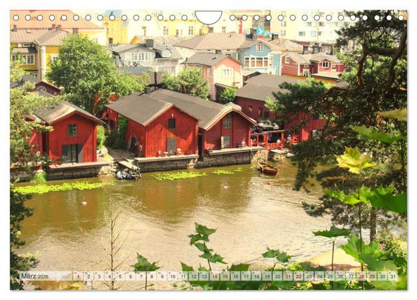 Produktbild: Helsinki und Umgebung - Eine Reise in den S&uuml;den Finnlands (Wandkalender 2026 DIN A4 quer), CALVENDO Monatskalender
