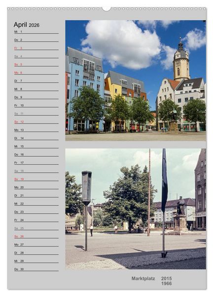 Produktbild: Jena im Wandel (Wandkalender 2026 DIN A2 hoch), CALVENDO Monatskalender