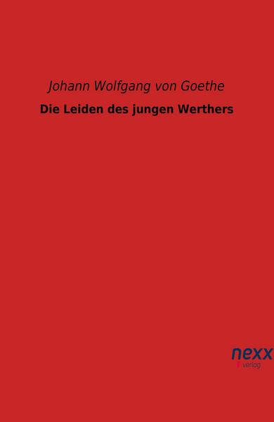 Produktbild: Goethe, J: Leiden des jungen Werthers