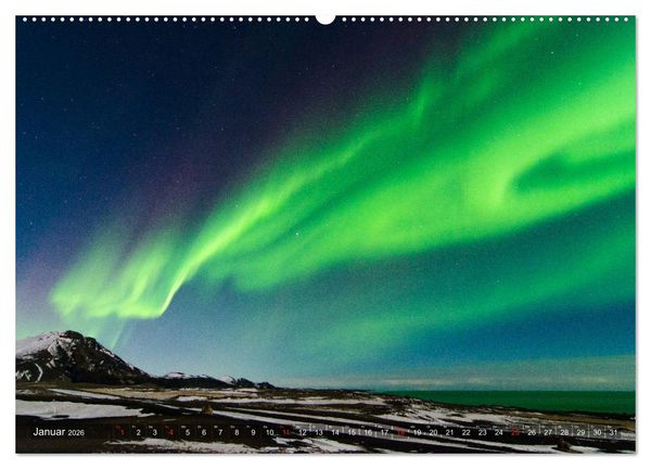 Produktbild: Nordlichter Europas (hochwertiger Premium Wandkalender 2026 DIN A2 quer), Kunstdruck in Hochglanz