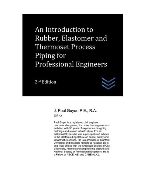 Produktbild: An Introduction to Rubber, Elastomer and Thermoset Process Piping for Professional Engineers