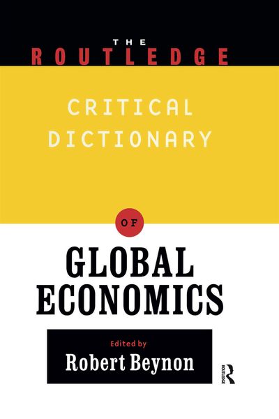 Produktbild: Routledge Companion to Global Economics