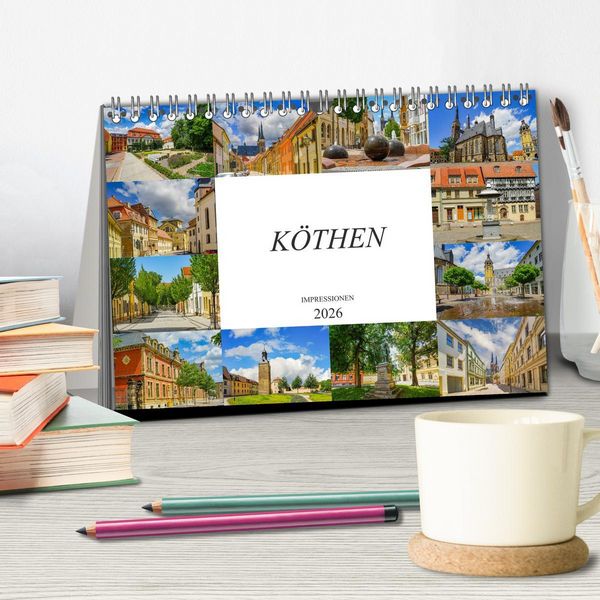 Produktbild: K&ouml;then Impressionen (Tischkalender 2026 DIN A5 quer), CALVENDO Monatskalender