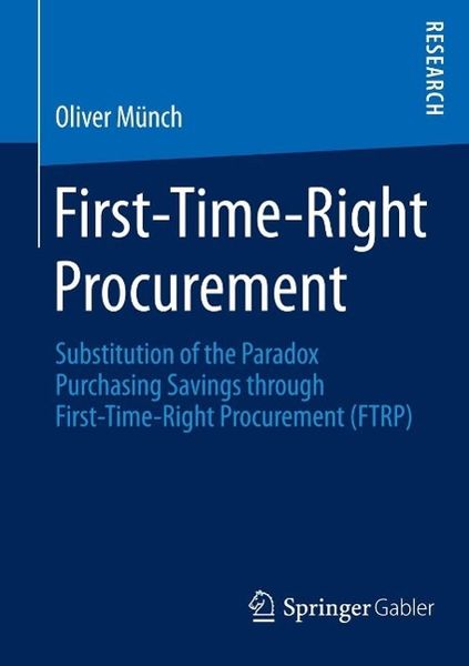 Produktbild: First-Time-Right Procurement