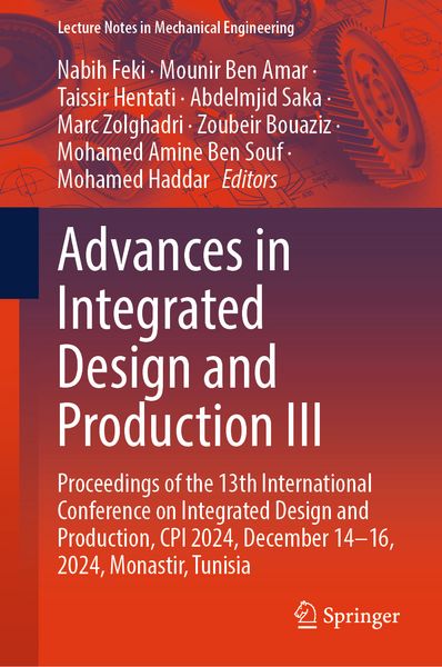 Produktbild: Advances in Integrated Design and Production III