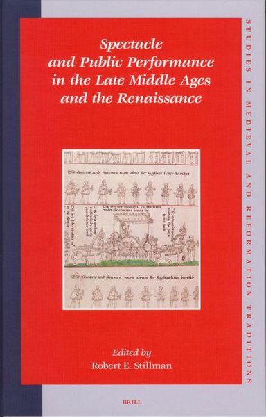 Produktbild: Spectacle and Public Performance in the Late Middle Ages and the Renaissance