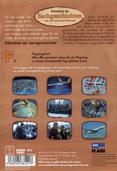 Produktbild: F5 - Flugzeugstart: Was alles passieren muss, bis ein Flugzeug in die Luft gehen kann? (Bibliothek der Sachgeschichten)