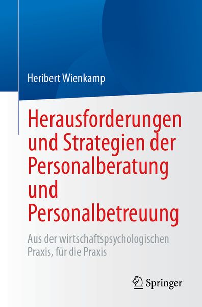 Produktbild: Herausforderungen und Strategien der Personalberatung und Personalbetreuung