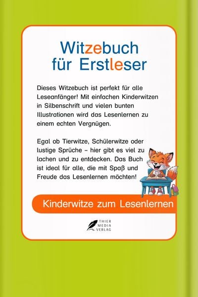 Produktbild: Witzebuch f&uuml;r Erstleser