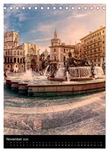 Produktbild: Valencia entdecken (Tischkalender 2026 DIN A5 hoch), CALVENDO Monatskalender