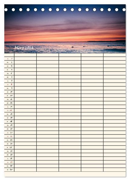 Produktbild: Noch mehr F&ouml;hrweh Familienplaner (Tischkalender 2026 DIN A5 hoch), CALVENDO Monatskalender