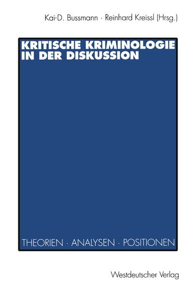 Produktbild: Kritische Kriminologie in der Diskussion