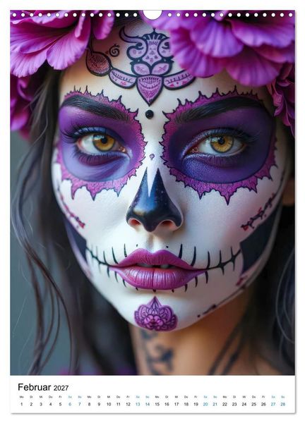Produktbild: La Catrina - Poesie der Verg&auml;nglichkeit (Wandkalender 2027 DIN A3 hoch), CALVENDO Monatskalender