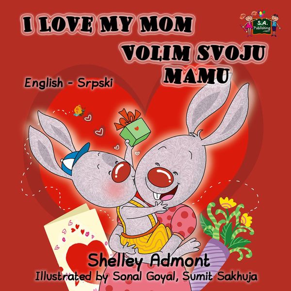 Produktbild: I Love My Mom Volim svoju mamu (Bilingual Serbian Kids Book)