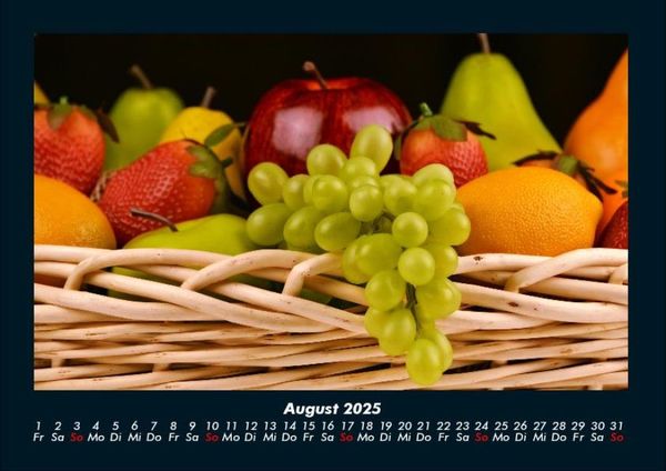 Produktbild: Obstkalender 2025 Fotokalender DIN A4