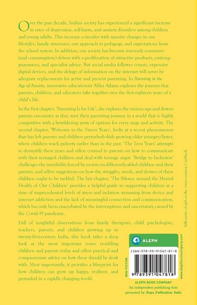 Produktbild: "Parenting in the Age of Anxiety Raising Children in India in the 21st Century"
