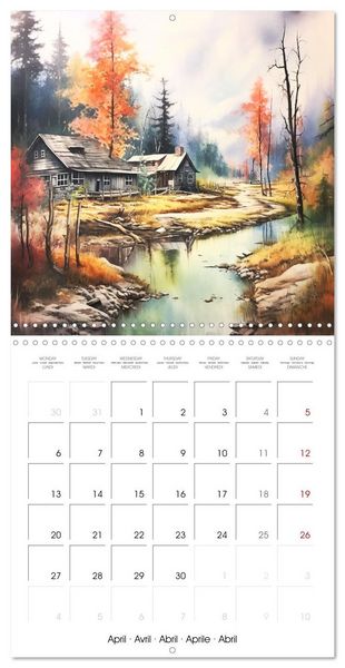 Produktbild: Terres d'habitats (Calendrier mural carr&eacute; 2026 30x30 cm) Calendrier double avec une page pour vos prises de notes