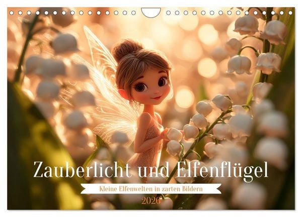 Produktbild: Zauberlicht und Elfenfl&uuml;gel (Wandkalender 2026 DIN A4 quer), CALVENDO Monatskalender