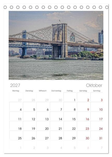 Produktbild: Tischplaner 2027 - New York Shoots (A5 Tischkalender zum Aufstellen) CALVENDO