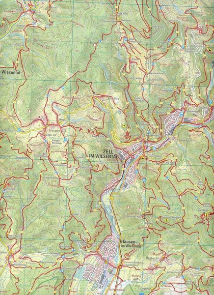 Produktbild: W257 Wanderkarte 1:25 000 Sch&ouml;nau im Schwarzwald