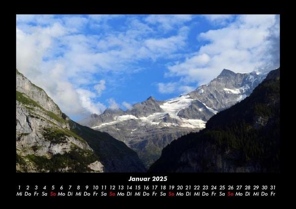 Produktbild: Bergige Welten 2025 Fotokalender DIN A3