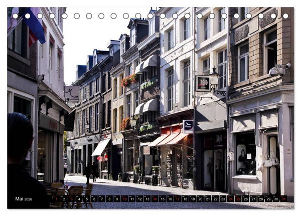 Produktbild: Maastricht - Stadtbummel (Tischkalender 2026 DIN A5 quer), CALVENDO Monatskalender