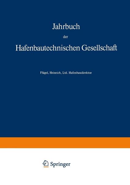 Produktbild: Jahrbuch der Hafenbautechnischen Gesellschaft