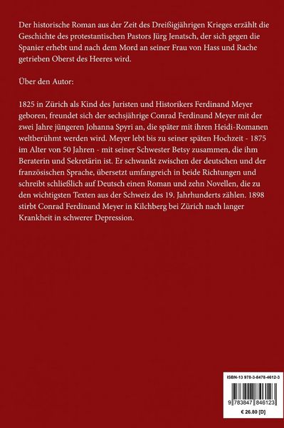 Produktbild: J&uuml;rg Jenatsch (Gro&szlig;druck)
