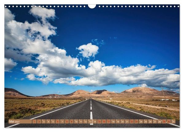 Produktbild: Idyllische Vulkaninsel Lanzarote (Wandkalender 2027 DIN A3 quer), CALVENDO Monatskalender