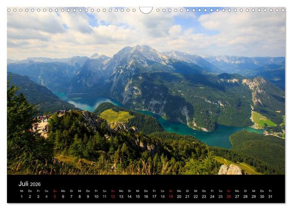 Produktbild: Berchtesgadener Land (Wandkalender 2026 DIN A3 quer), CALVENDO Monatskalender