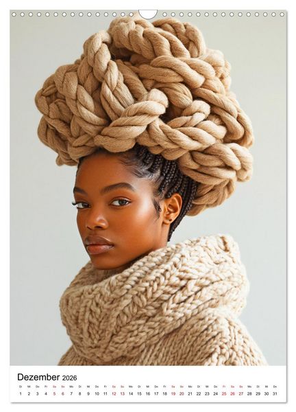 Produktbild: Knit Couture - Strick trifft Runway (Wandkalender 2026 DIN A3 hoch), CALVENDO Monatskalender