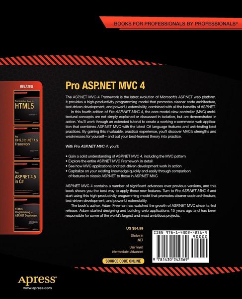 Produktbild: Pro Asp.Net Mvc 4