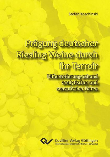 Produktbild: Pr&auml;gung deutscher Riesling Weine durch ihr Terroir