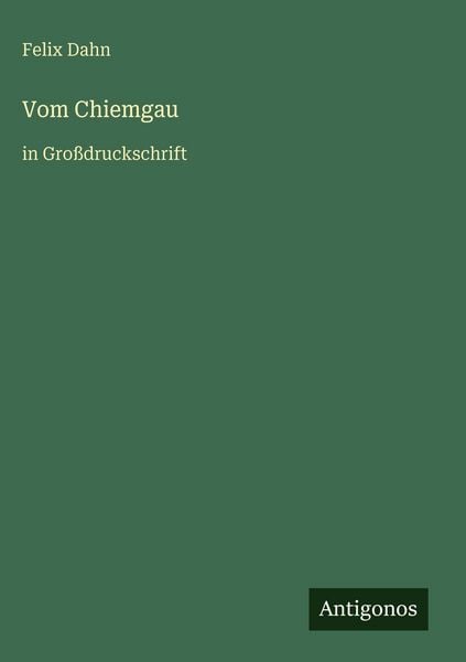 Produktbild: Vom Chiemgau